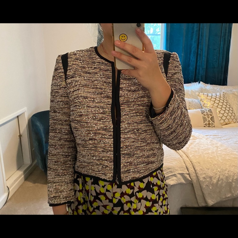 McGinn cropped tweed blazer